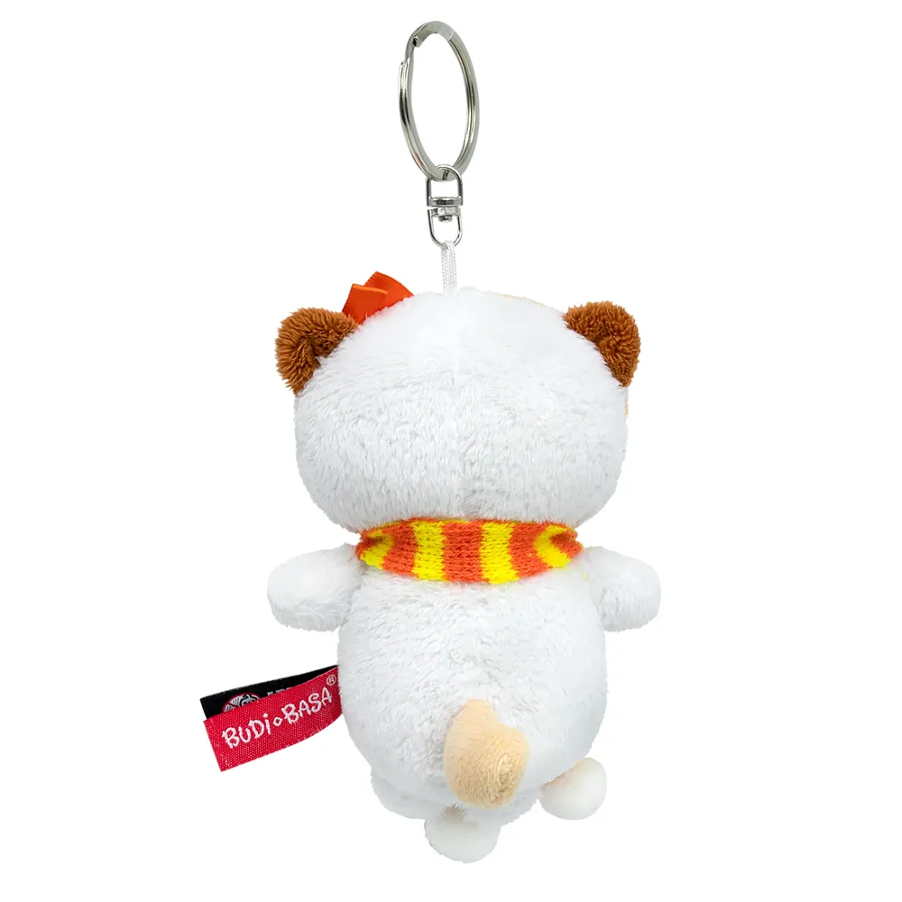 Кошечка Ли-Ли в полосатом шарфе, игрушка с кольцом, 11 см от plush.team