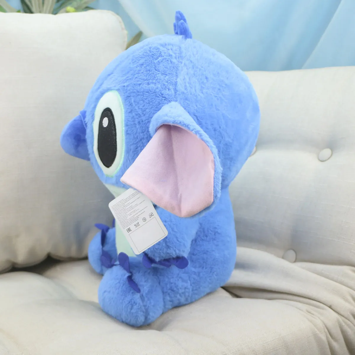 Эксперимент 626 голубой пушистый, 40 см от plush.team