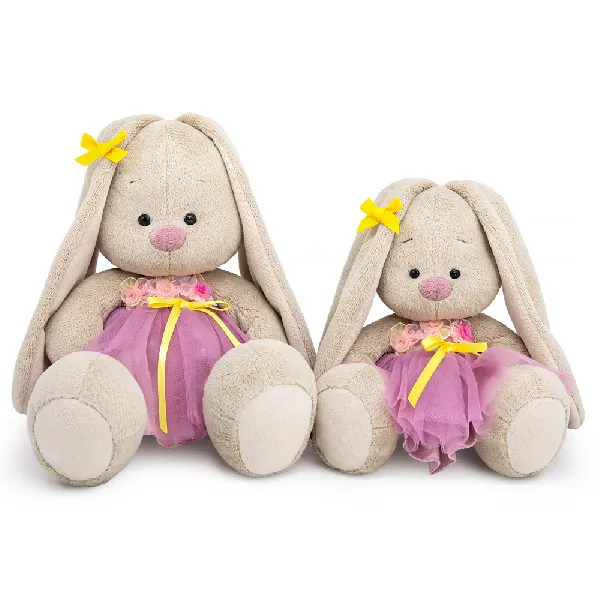 фото игрушки Игрушка Зайка Ми большой в розовом платье SidL-696