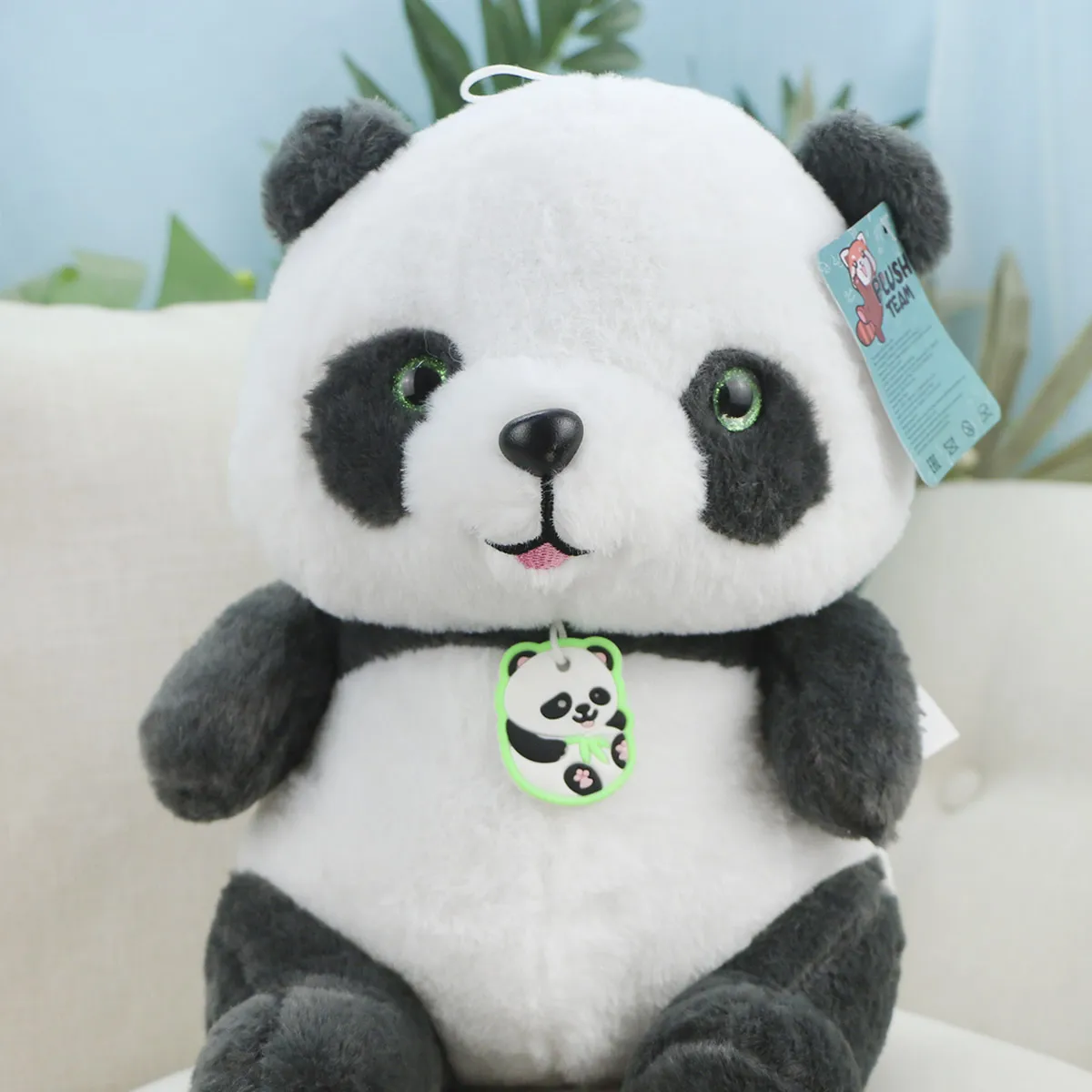 Панда с подвеской, 30 см от plush.team