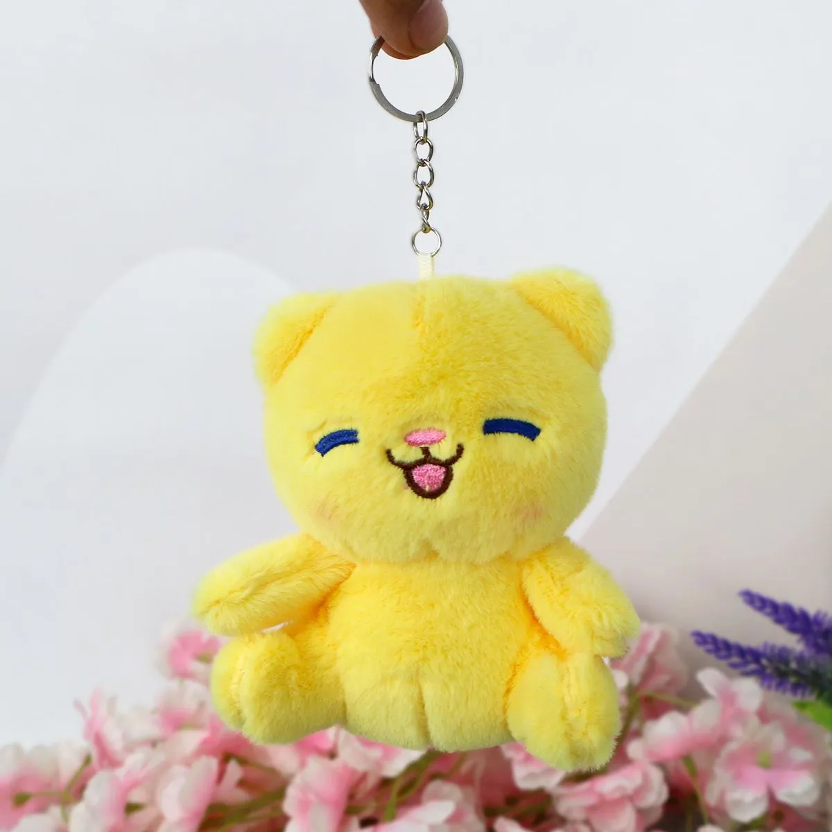 Брелок кошка спящая в ассортименте, 10 см от plush.team