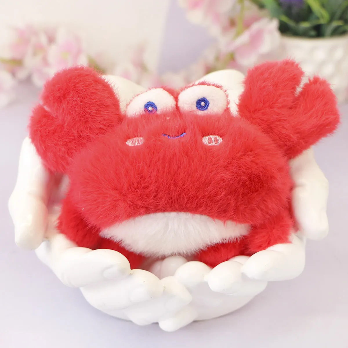 Брелок мягкий малыш краб, 10 см от plush.team