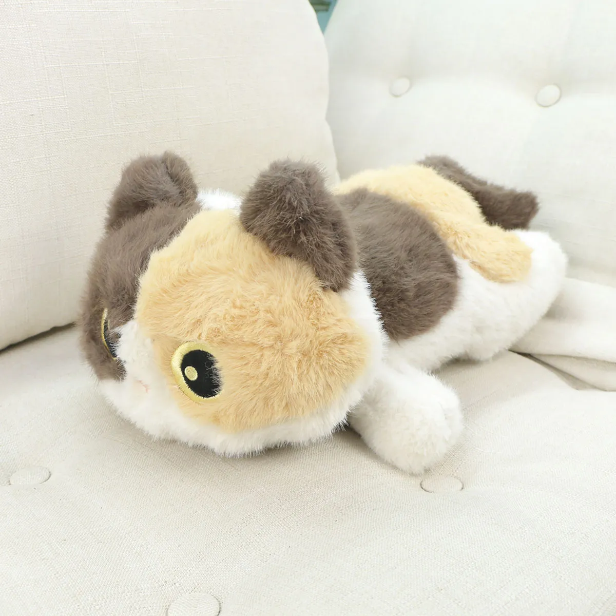 Кот Молчун лежачий, 35 см от plush.team