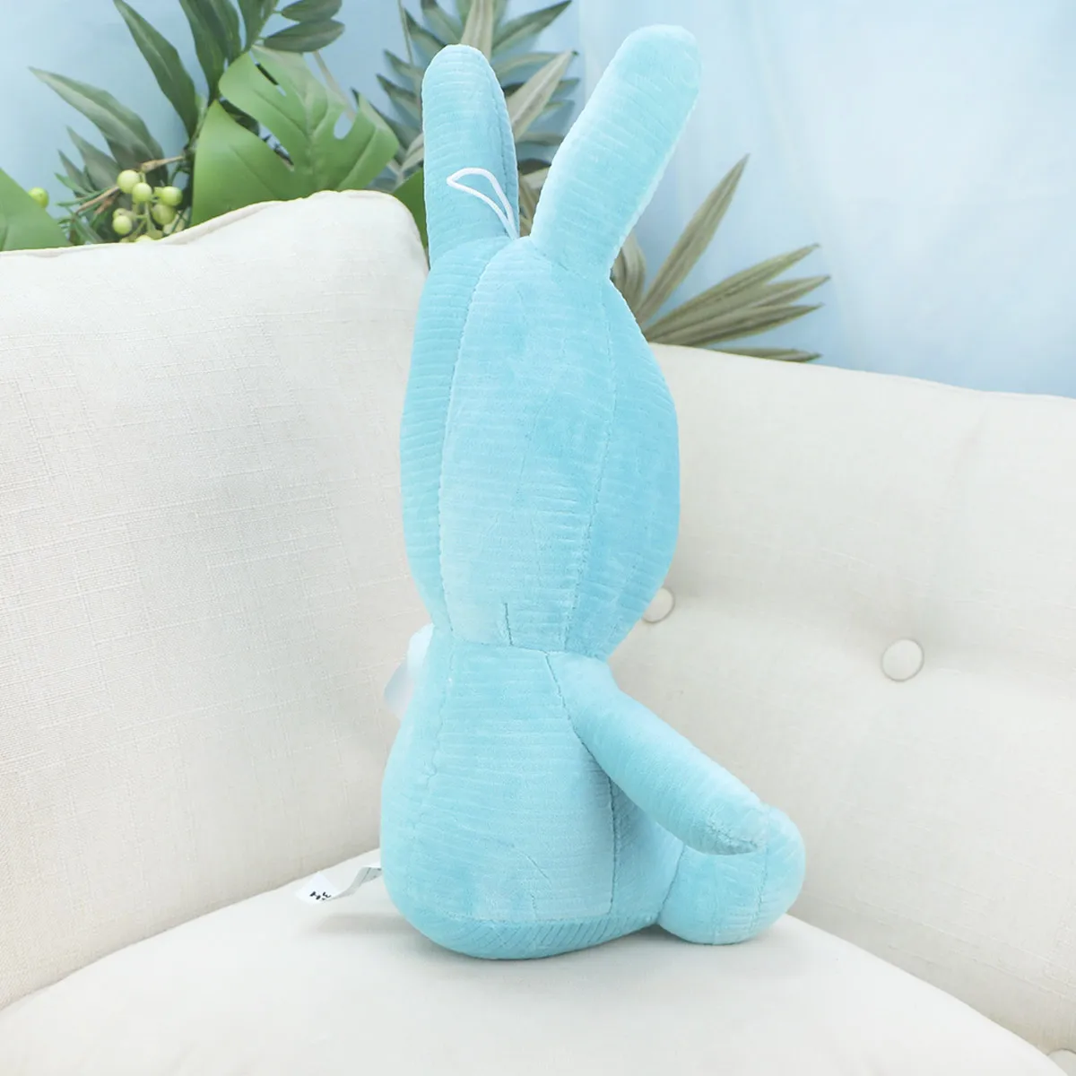 Заяц вельвет сидячий, 36 см от plush.team