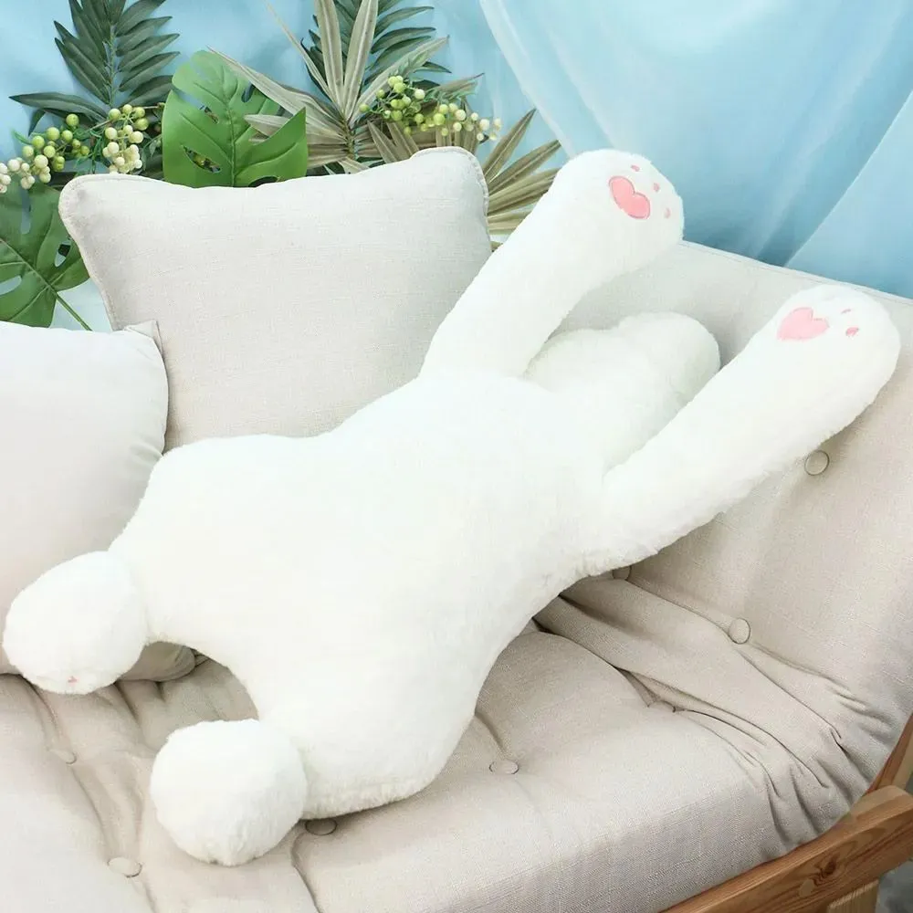 Мишка лежачий, 80 см (Белый) от plush.team
