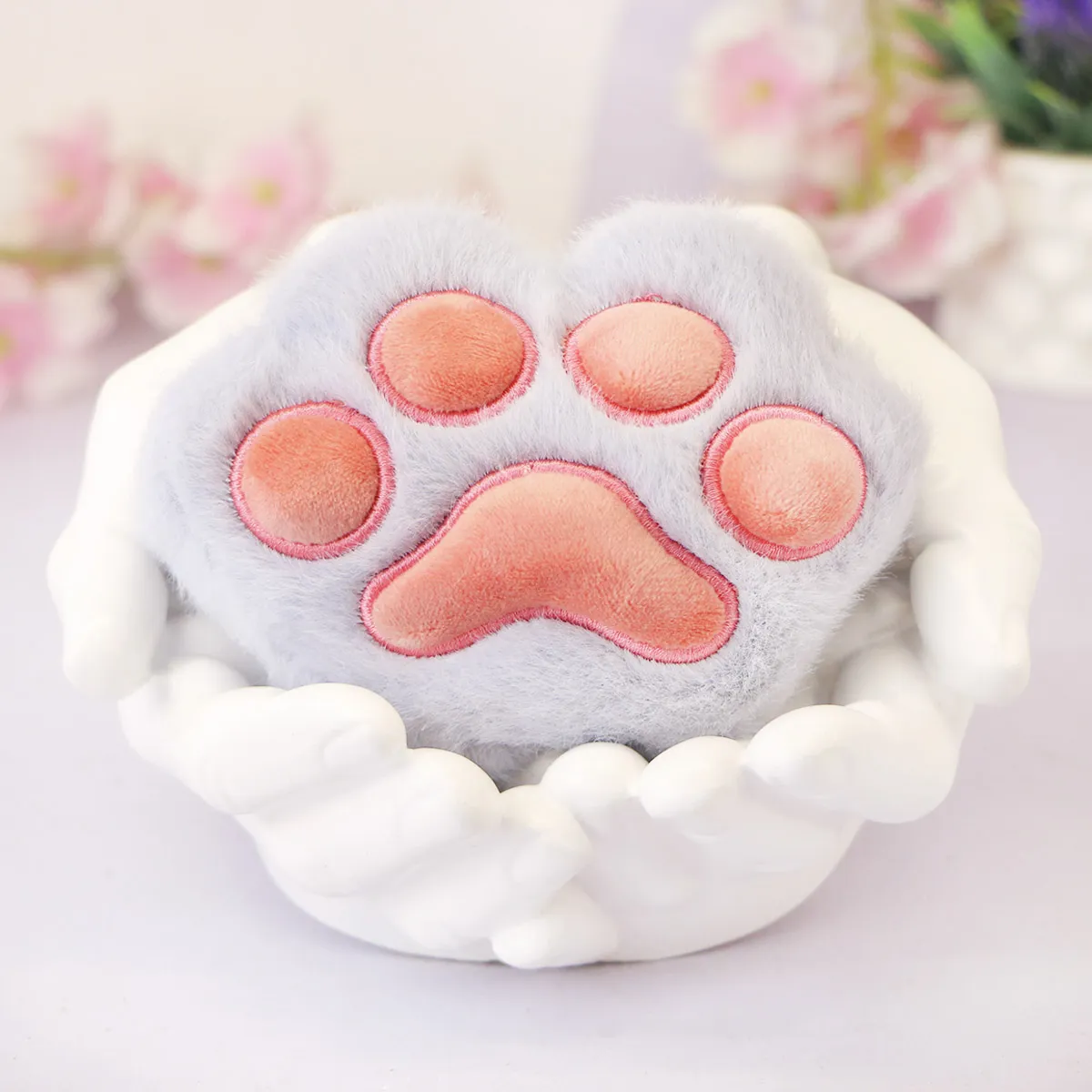 Брелок мягкий лапка котика, 12 см от plush.team