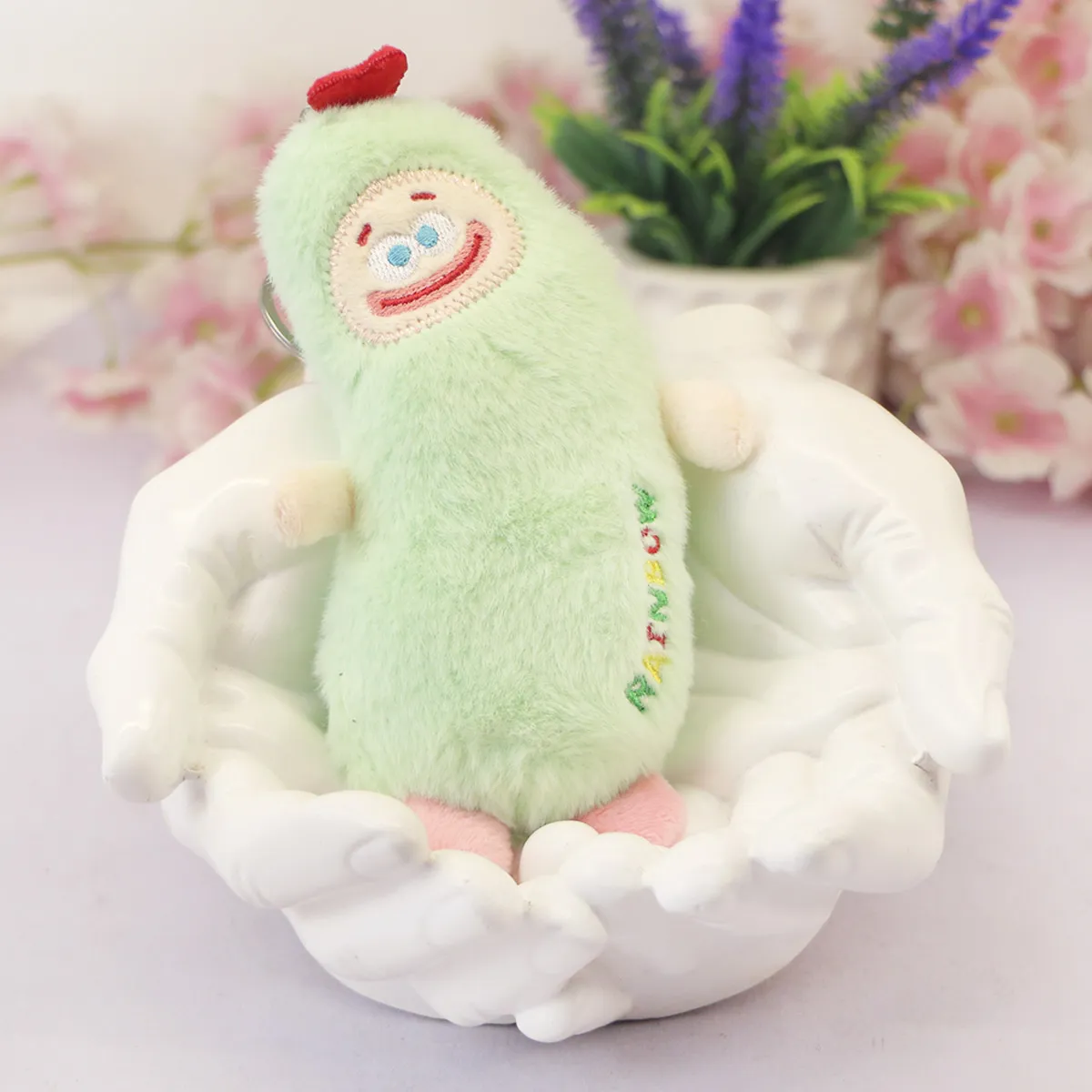 Мягкая игрушка с кольцом, монстрик батончик, 15 см., 3+ от plush.team
