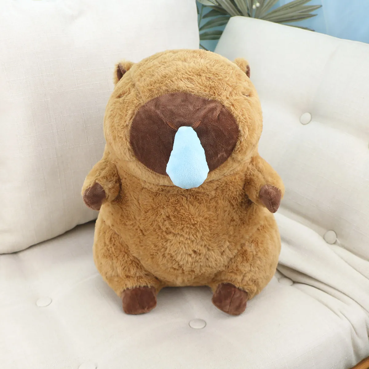 Капибара с заводной сопелькой, 35 см от plush.team