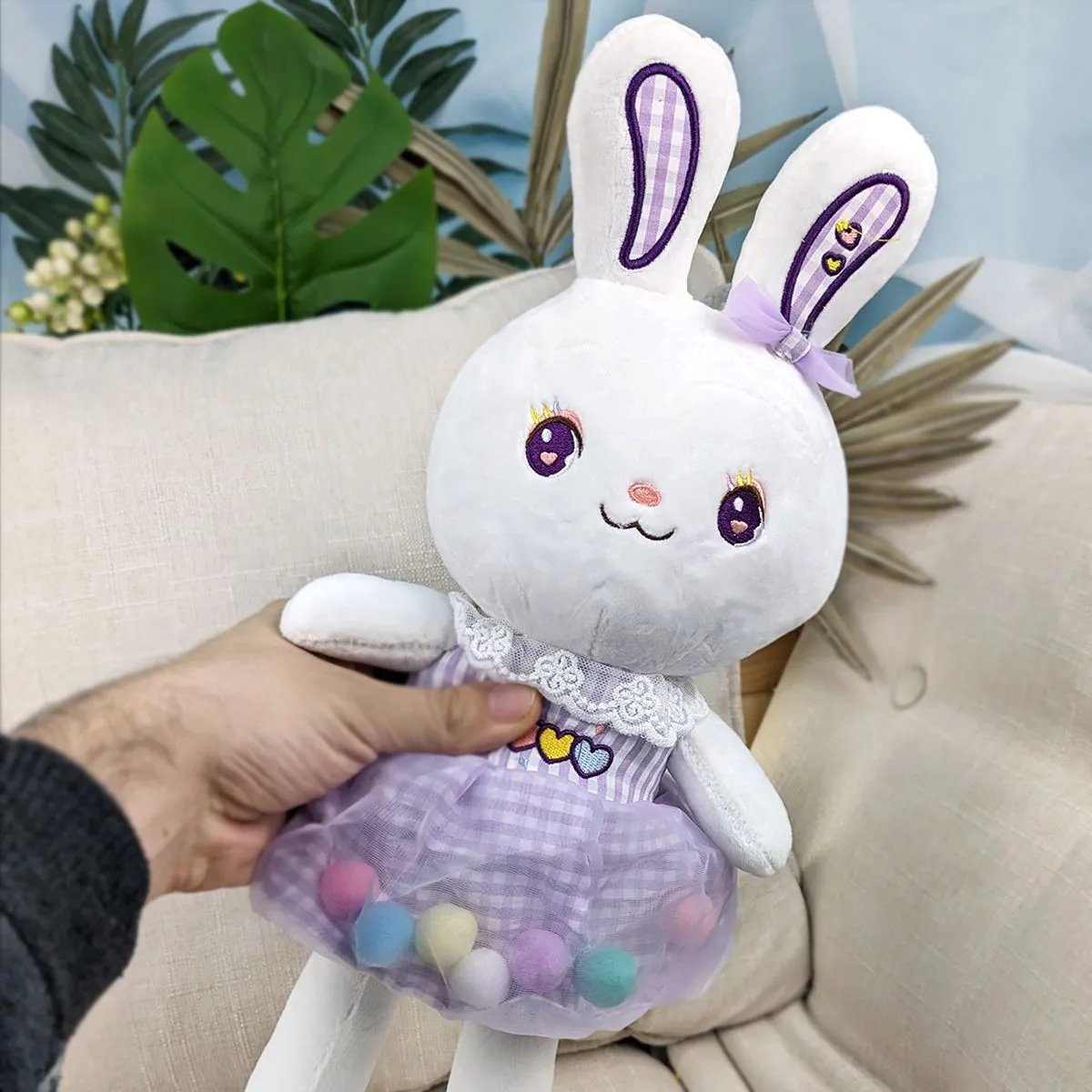 Заяц Изабелла в ассортименте, 40 см от plush.team