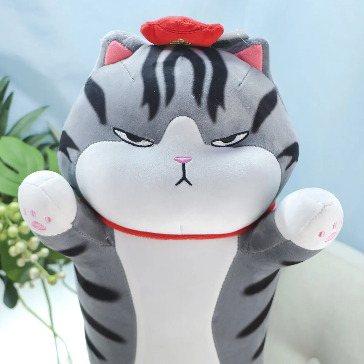 Кот королевский стоячий обнимашка, 90 см от plush.team