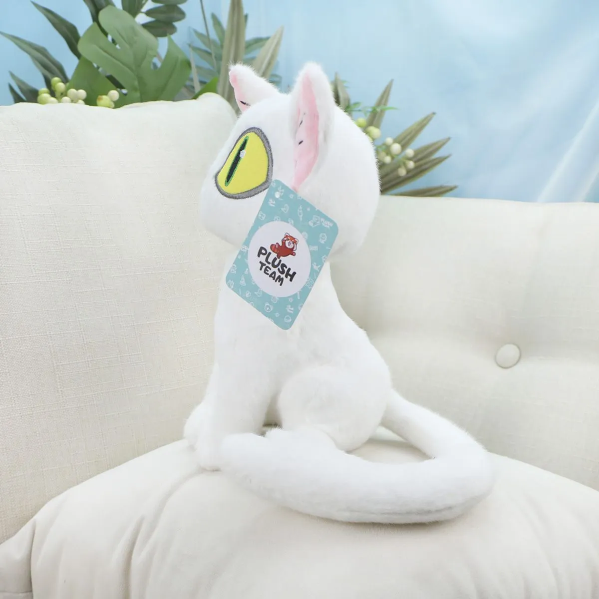 Кошка Дайдж белая, 23 см от plush.team