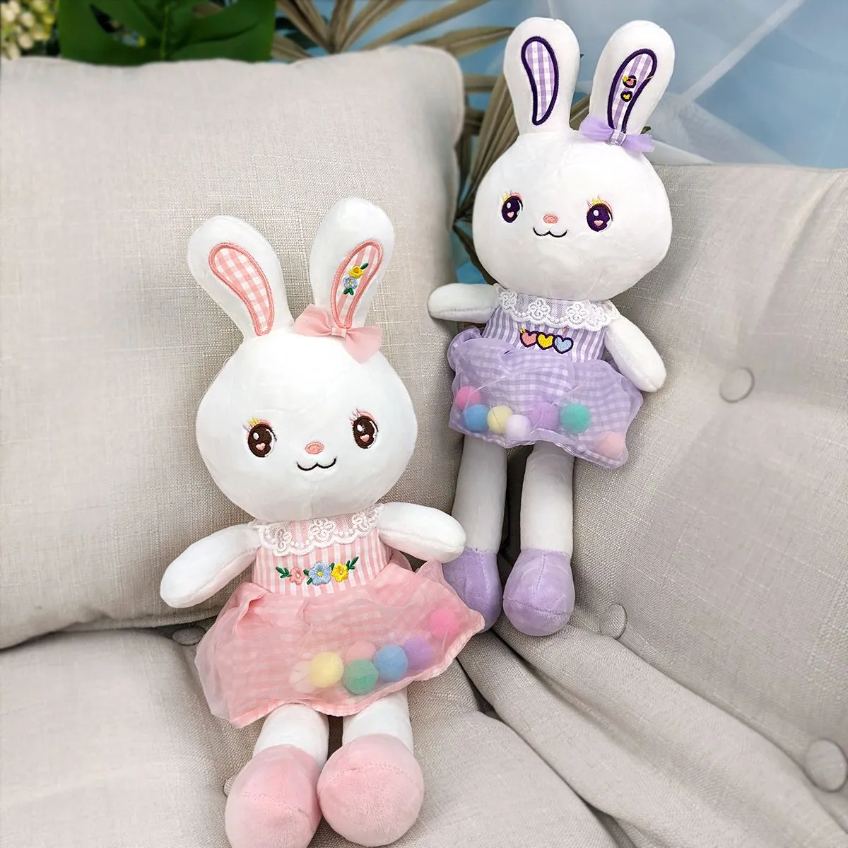 Заяц Изабелла в ассортименте, 40 см от plush.team