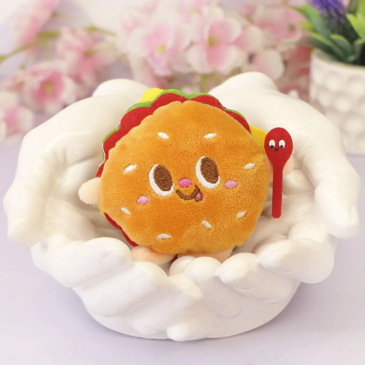 Брелок мягкий фастфуд с лицом в ассортименте, 8-10 см от plush.team