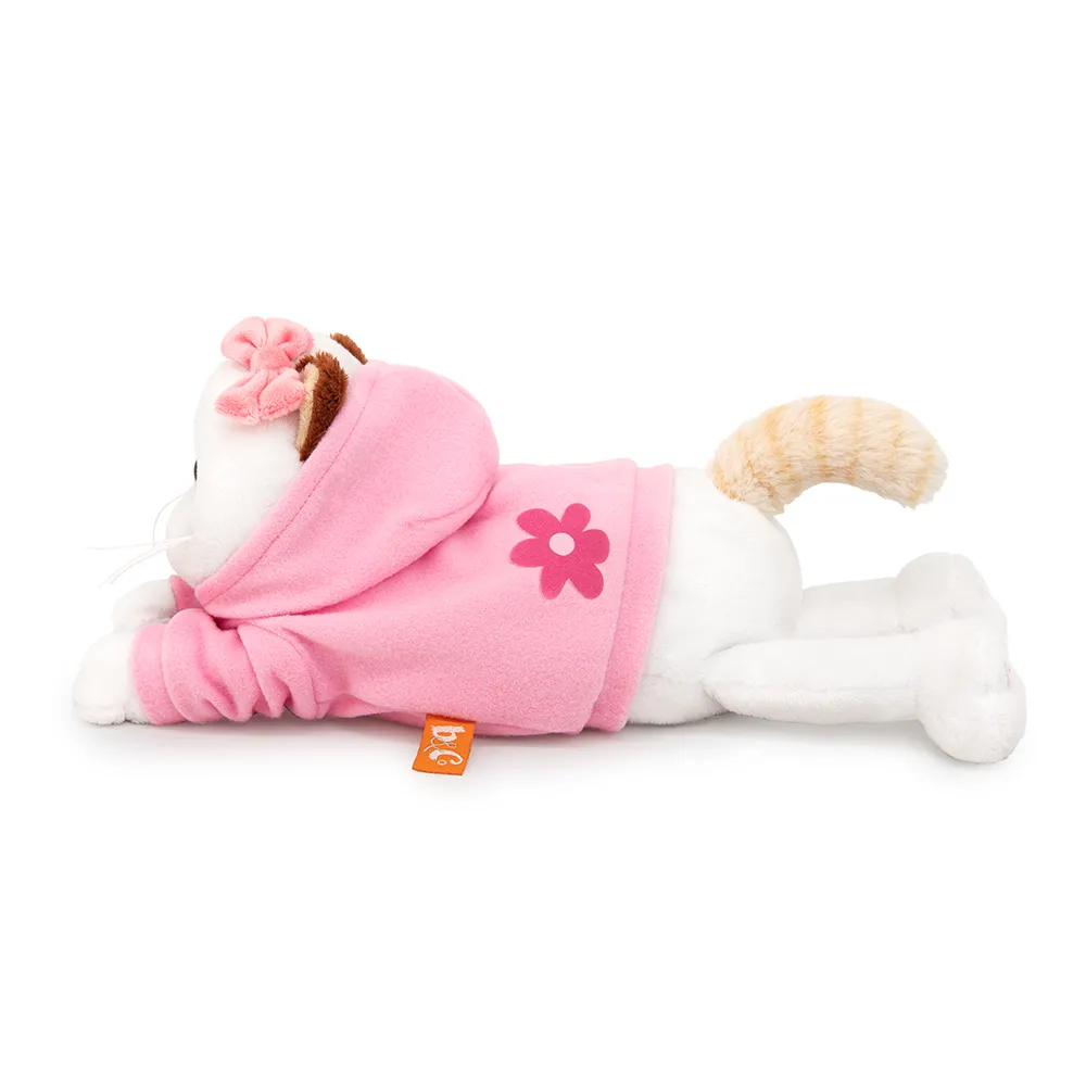 фото игрушки Игрушка Кошечка Ли-Ли в худи с цветочком (лежачая) LKl18-002