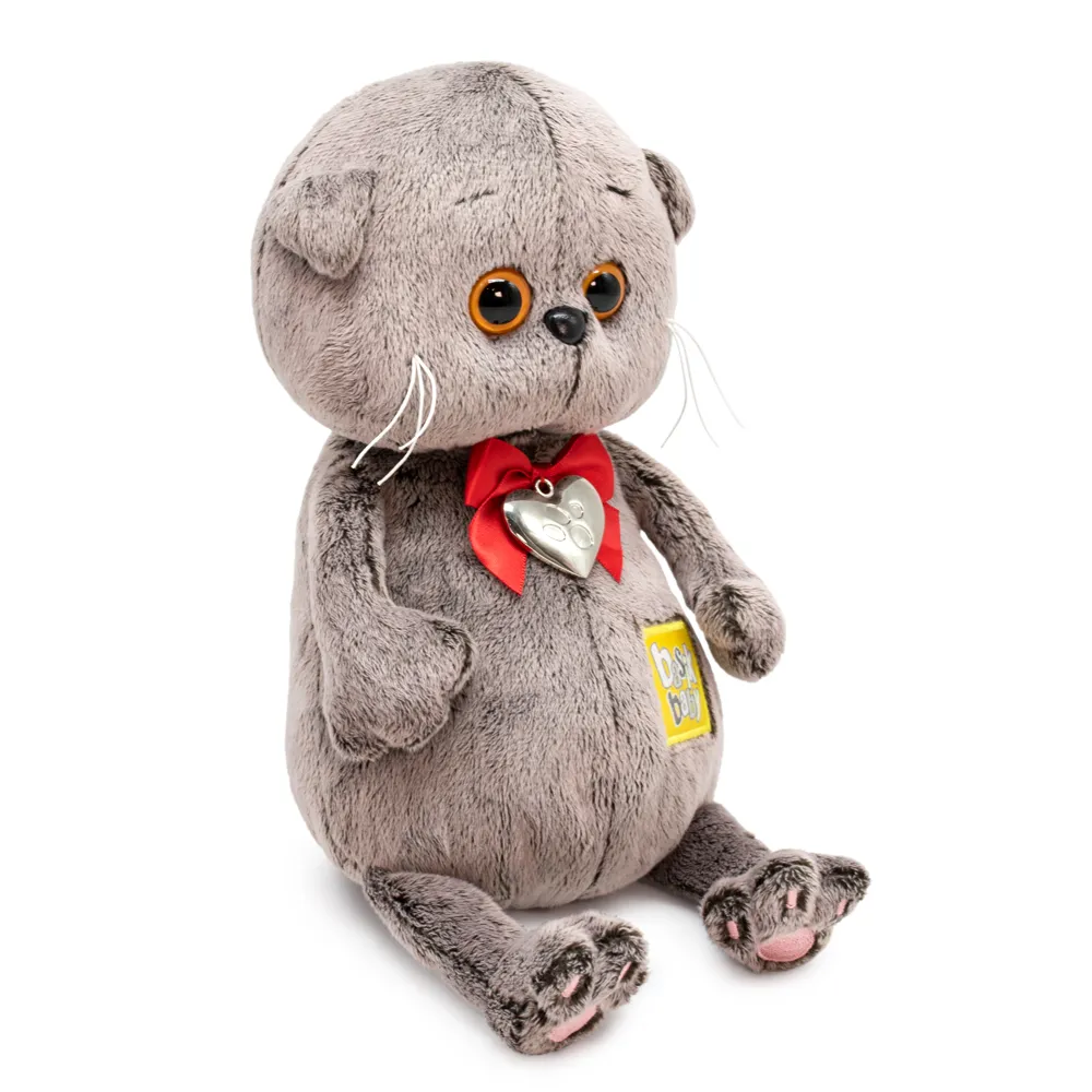 Игрушка Кот Басик baby с сердцем-подвеской от plush.team