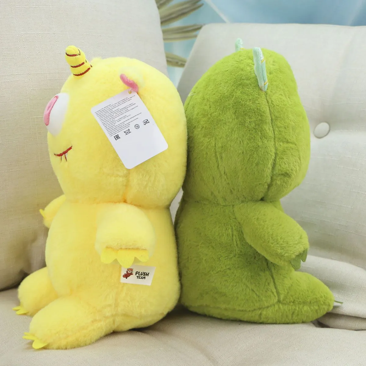 Монстрик пухлый разноцветный в ассортименте, 30 см от plush.team