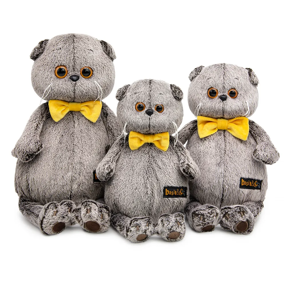 Игрушка Кот Басик в галстуке-бабочке Ks22-031 от plush.team