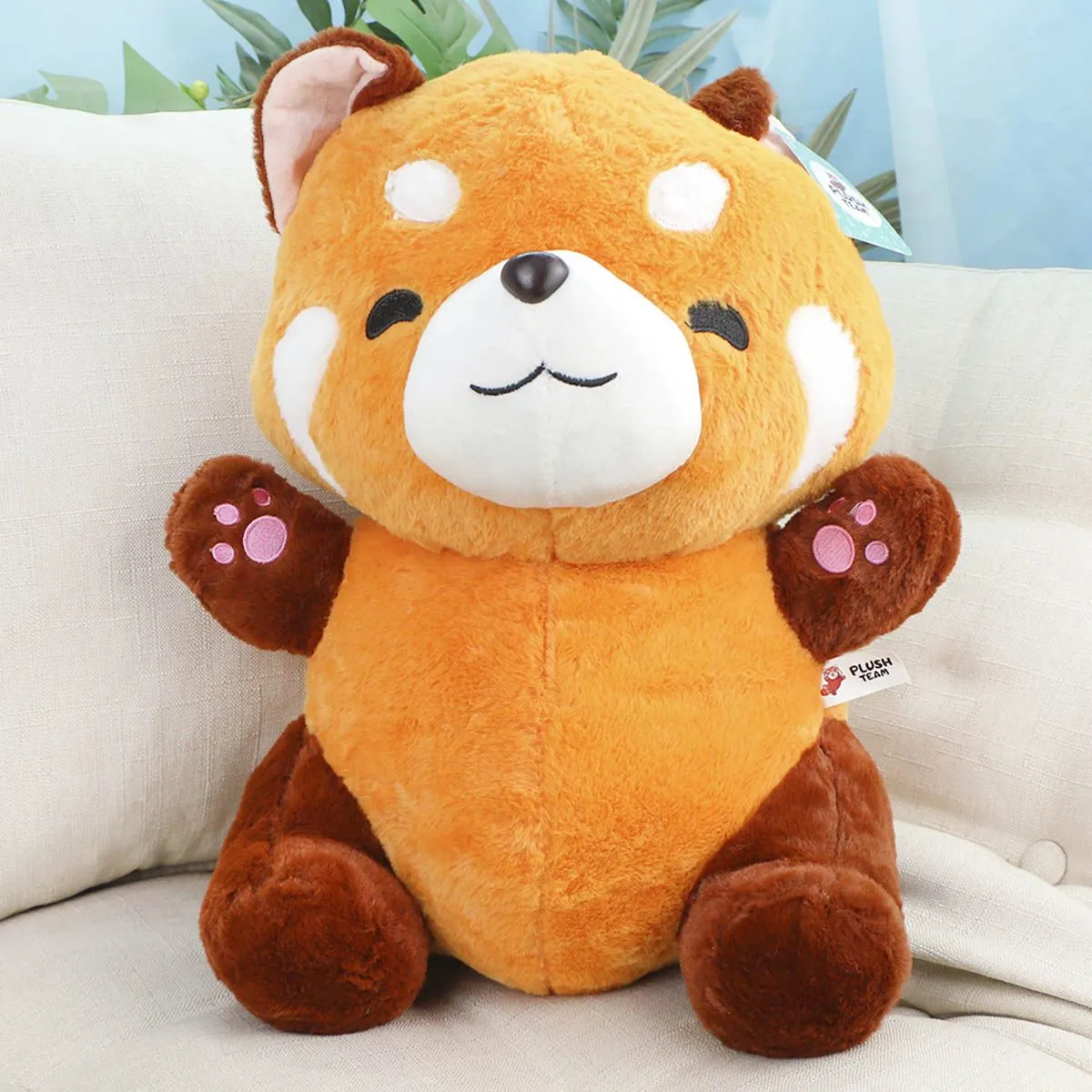 Красная панда сидячая, 45 см от plush.team