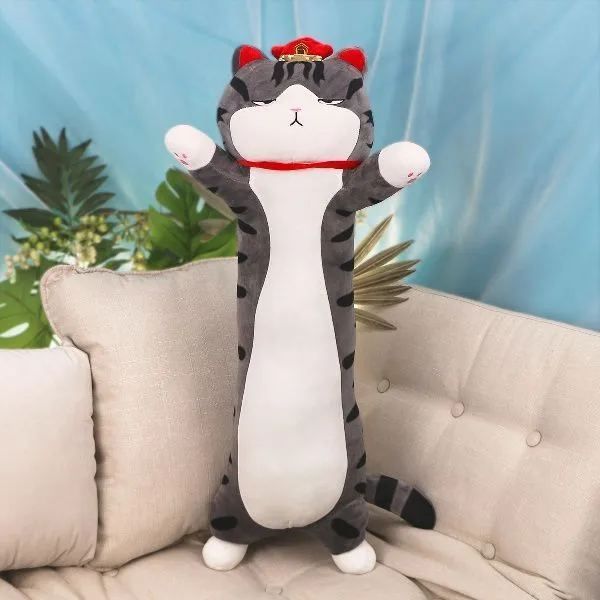 фото игрушки Кот королевский стоячий обнимашка, 80 см