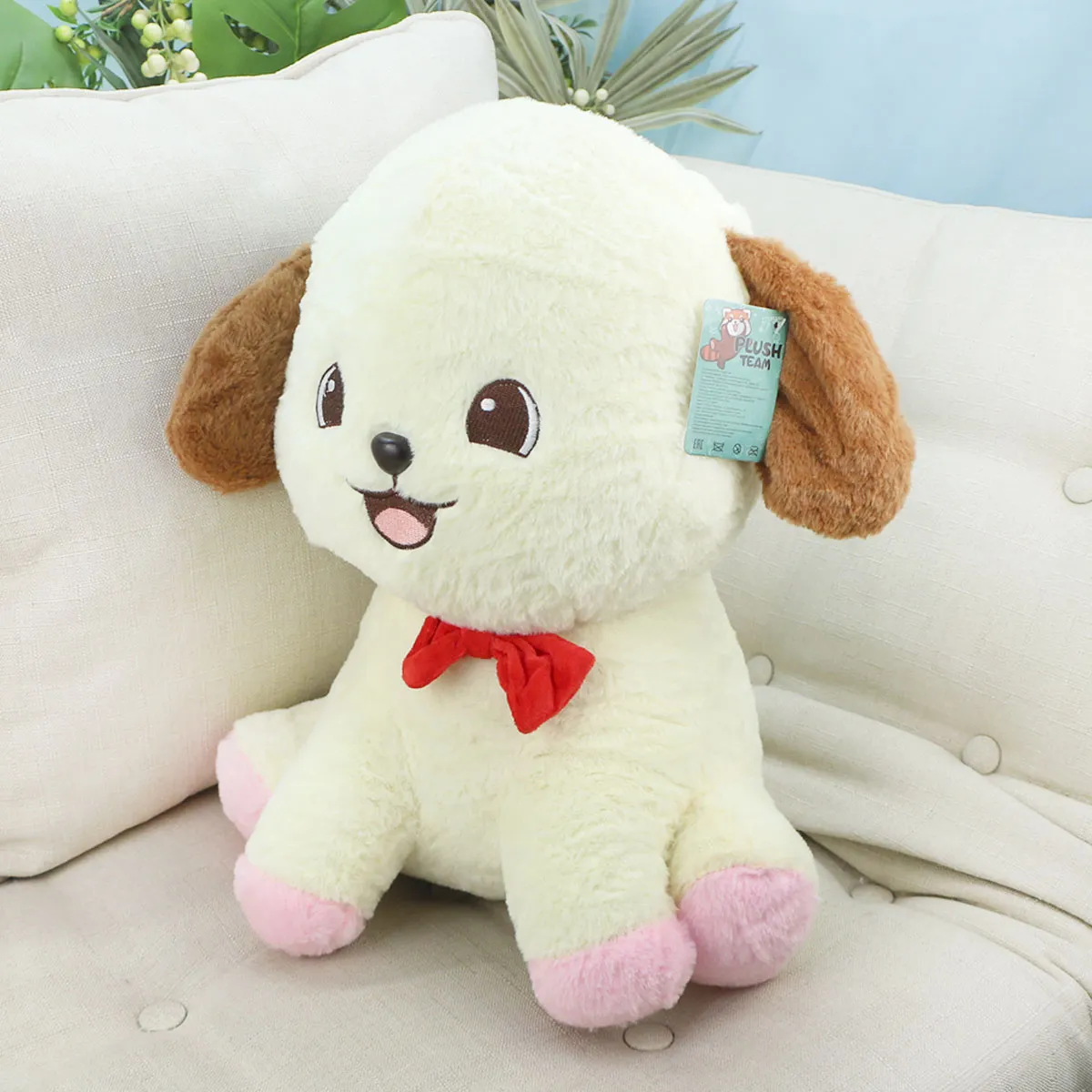 Собака Дружок сидячая, 43 см от plush.team
