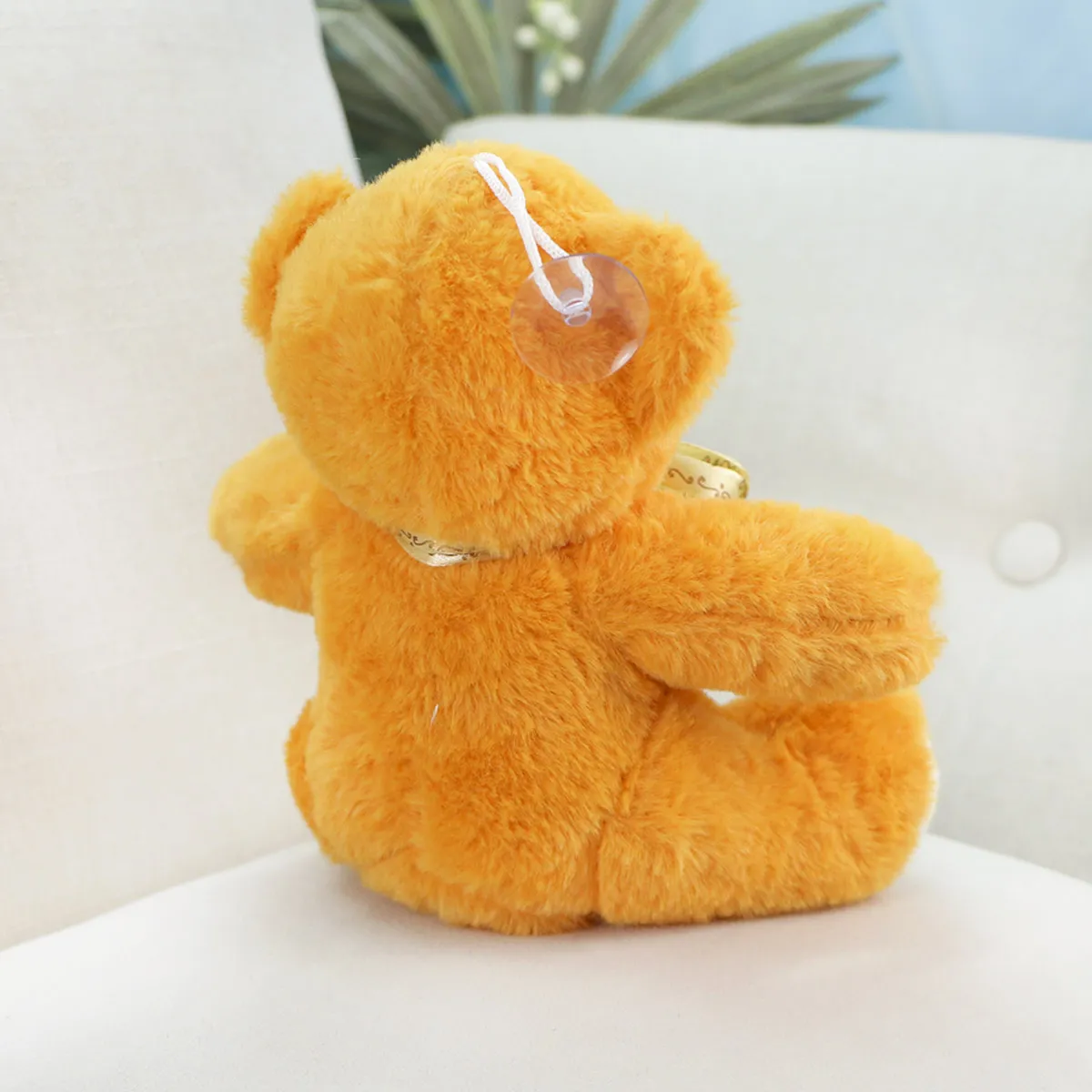 Медведь кучерявый с бантом, 17 см от plush.team