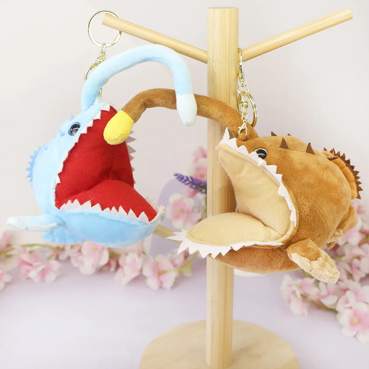 Брелок мягкий рыба удильщик, 15 см от plush.team