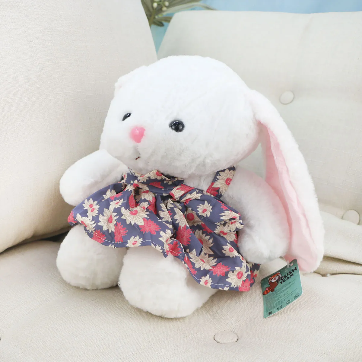 Заяц Руза в платье, 25(40) см от plush.team