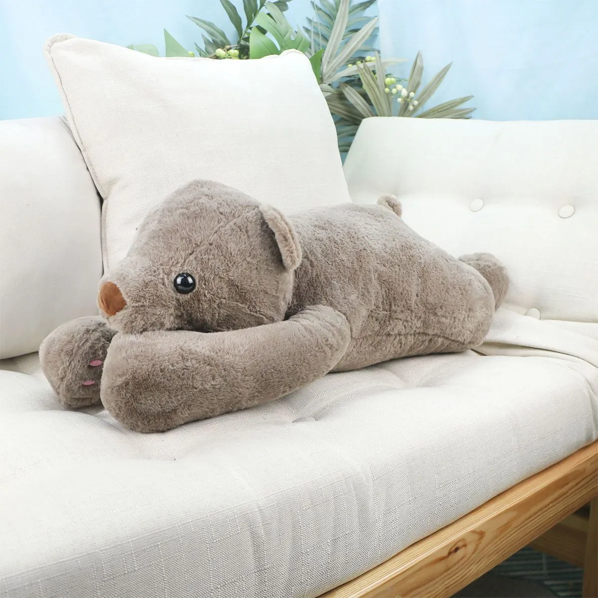 Мишка лежачий, 60 см (Коричневый) от plush.team