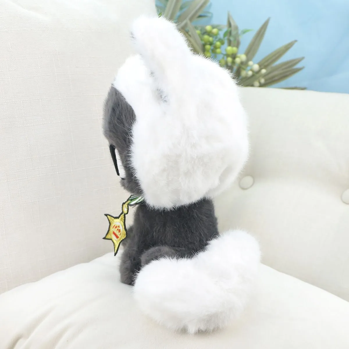 Котик аниме с медалью, 22 см от plush.team