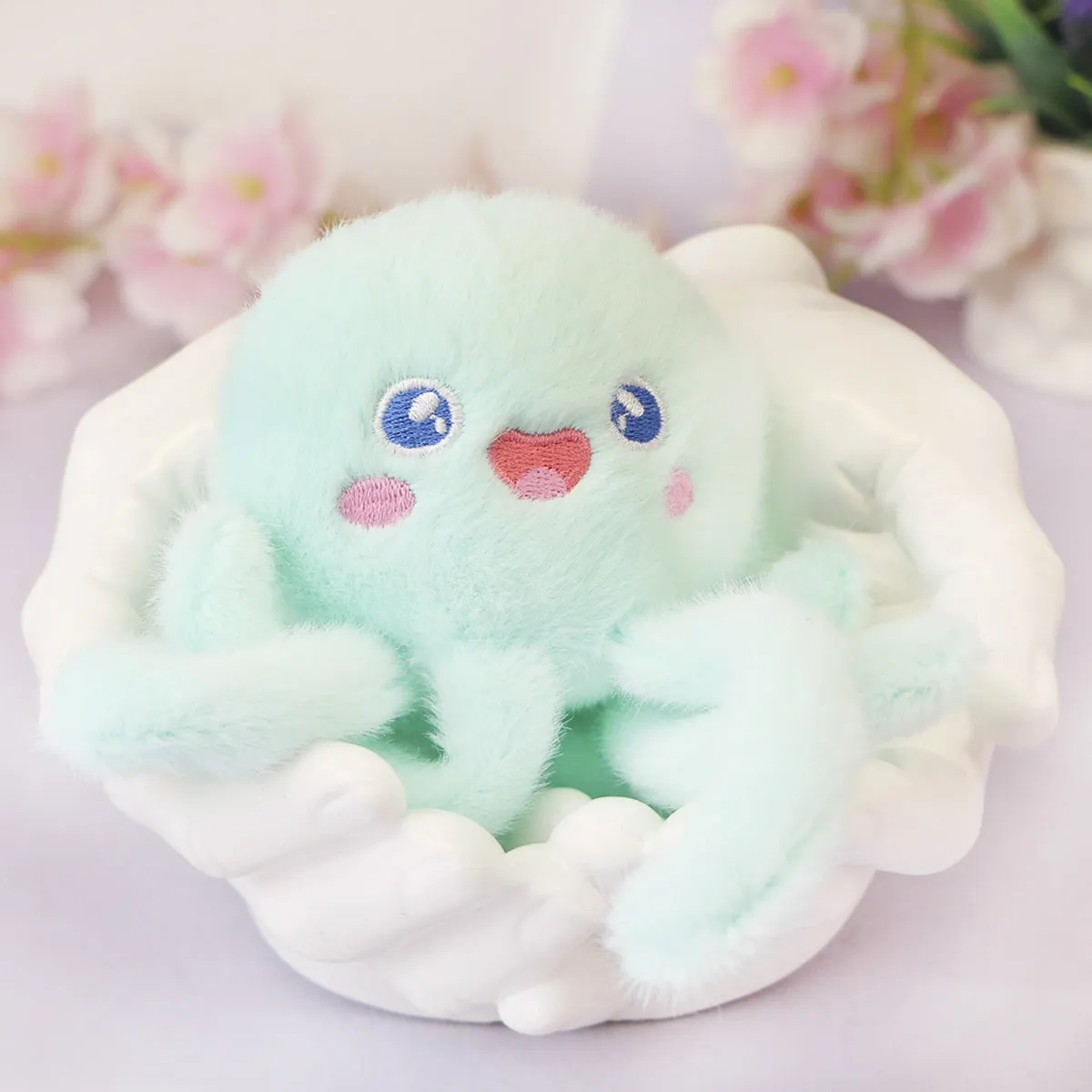 Брелок мягкий осьминог с щупальцами, 15 см от plush.team