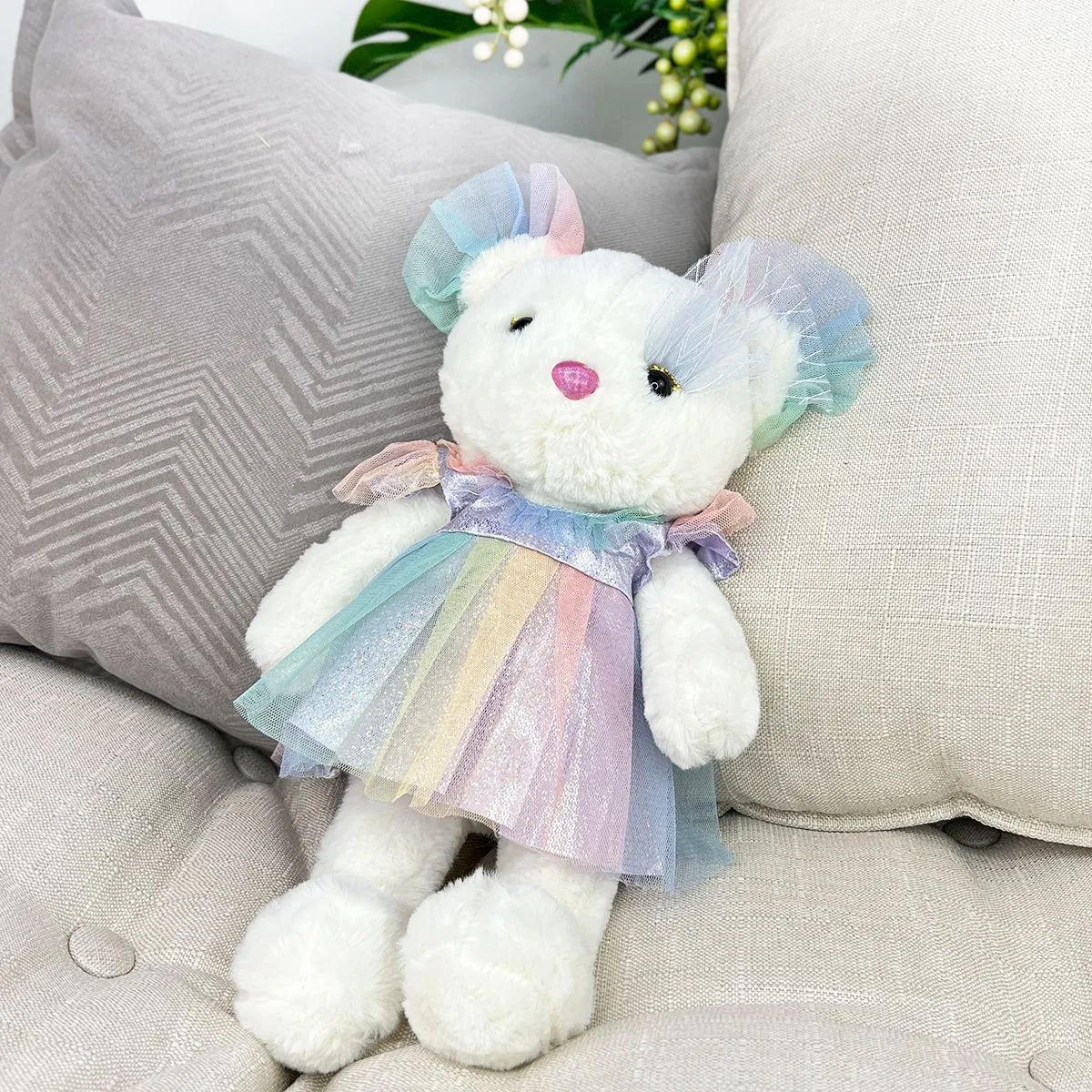 Медведь в ажурном платье, 33 см от plush.team
