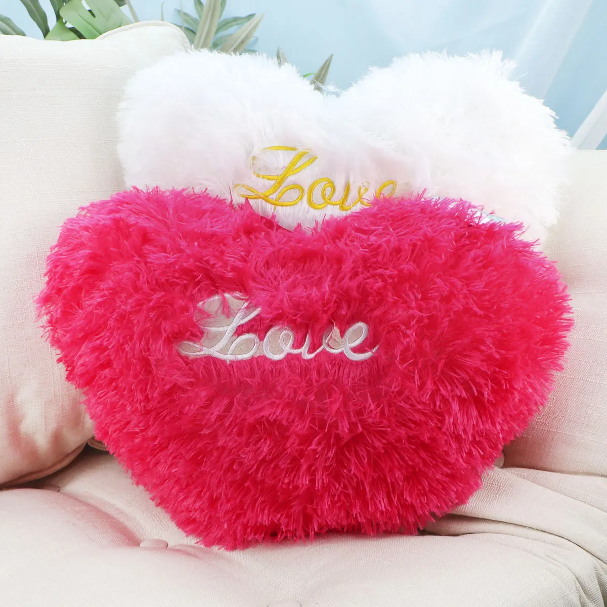 Декоративная подушка Сердце в ассортименте, 35х40 см от plush.team