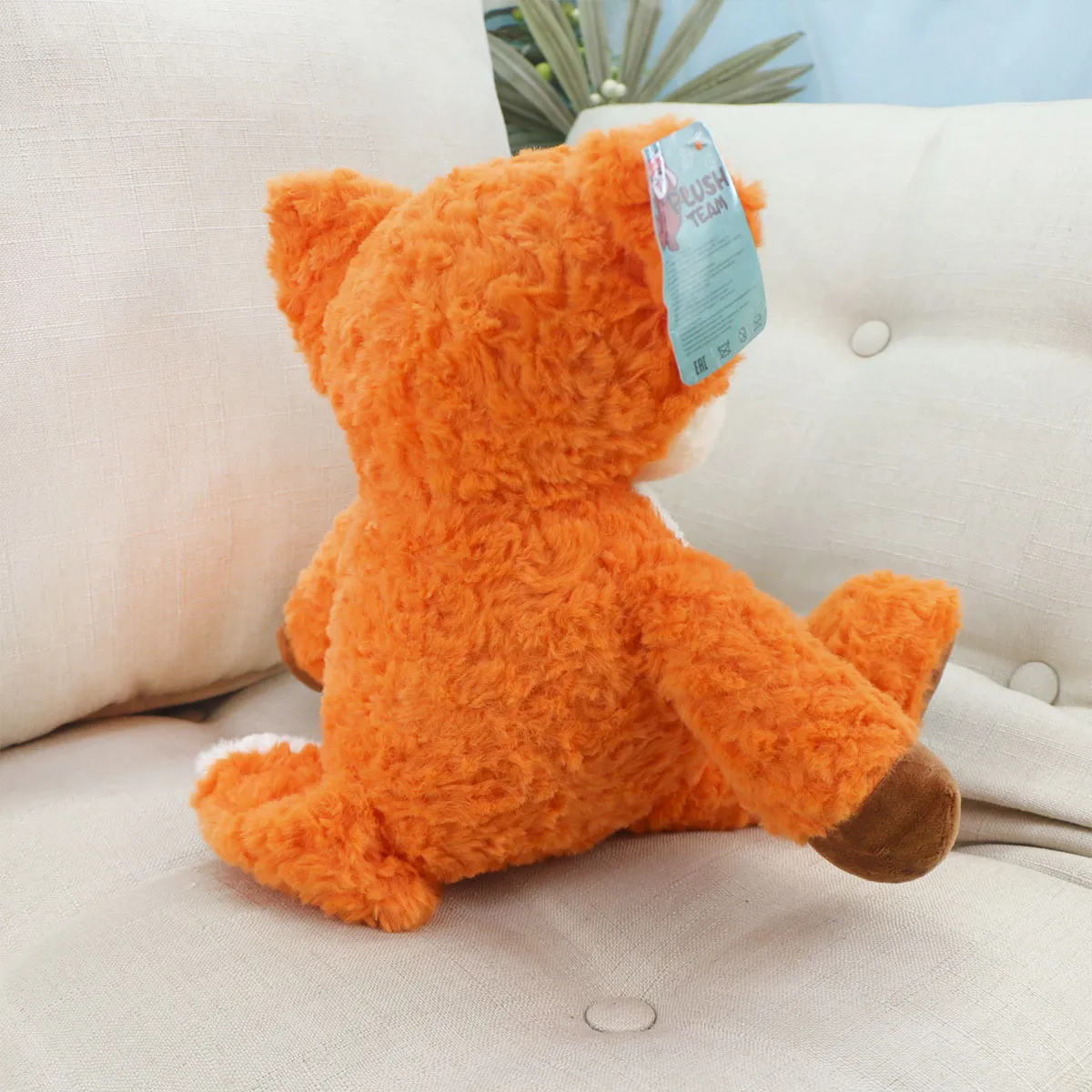 Лиса с висячими ногами, 40 см от plush.team