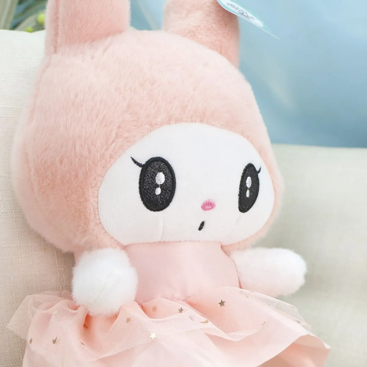 Зайчик Китти в платье, 35 см от plush.team