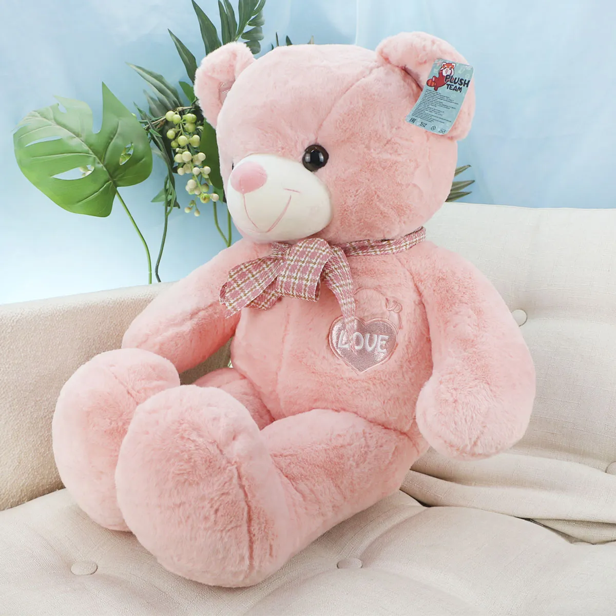 Медведь Катрис с бантом, 50(80) см от plush.team