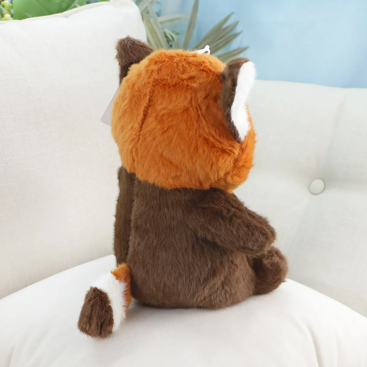 Мягкая игрушка, Красная панда сидячая, 23 см., 3+ от plush.team