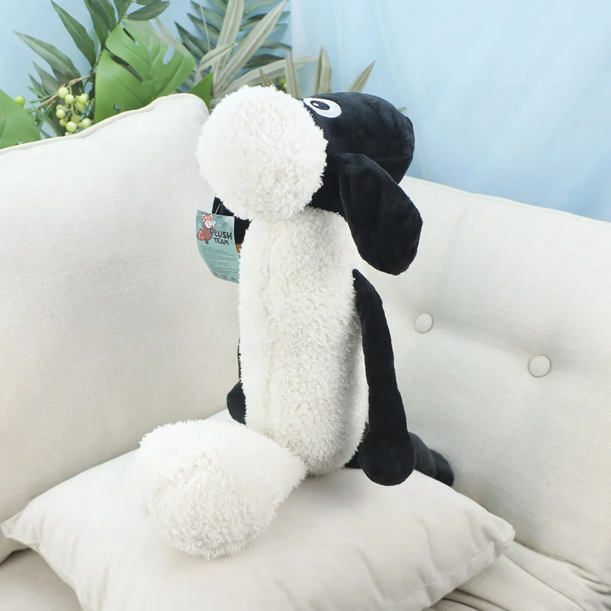Овечка с висящими ногами, 35(50) см от plush.team