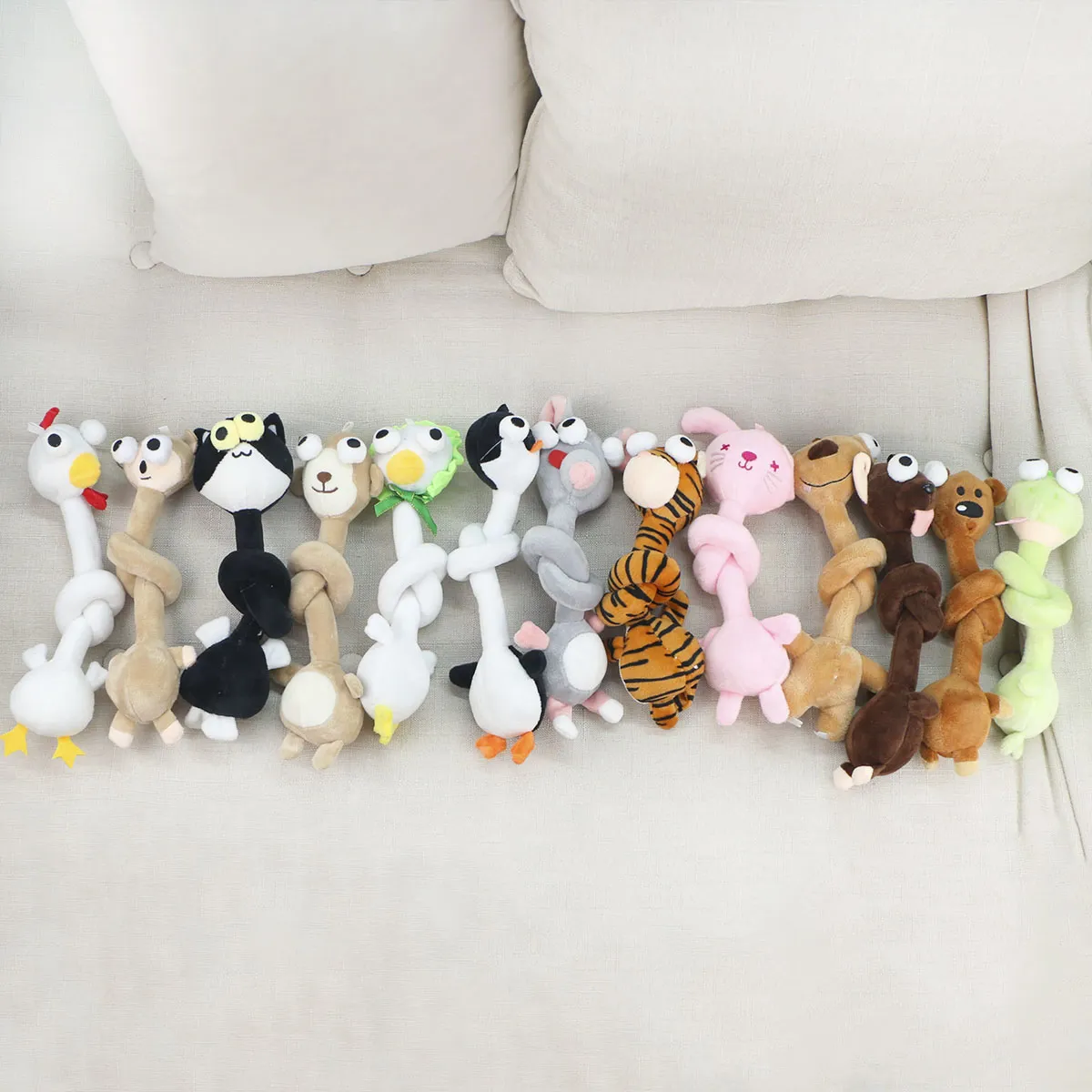 Мягкая игрушка, Мифическое существо с длинной шеей, 20(40) см., 3+ от plush.team