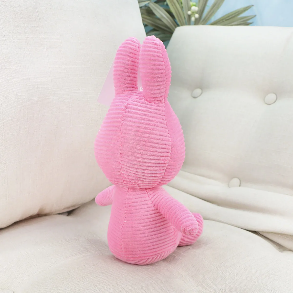 Заяц вельвет сидячий, 29 см от plush.team