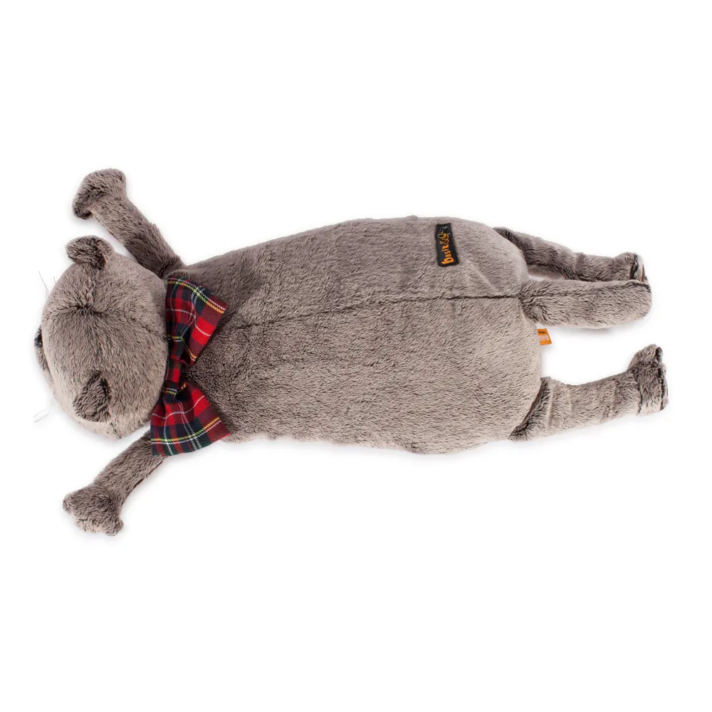 Игрушка Кот Басик с бантом (лежачий) от plush.team