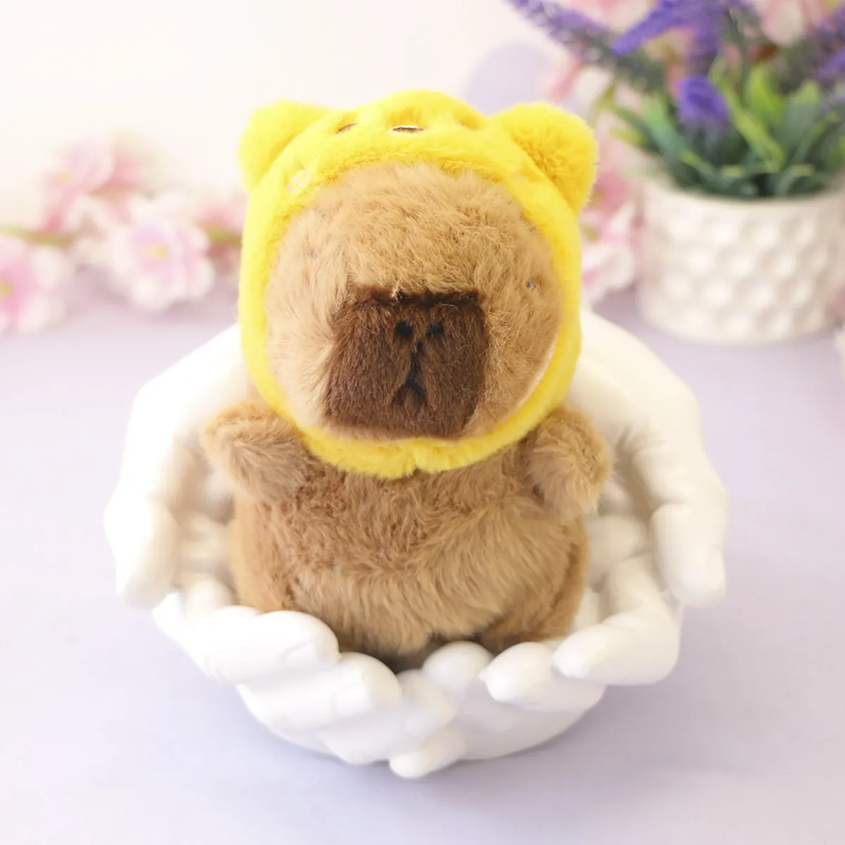 Мягкий брелок капибара микс 1, 14 см от plush.team