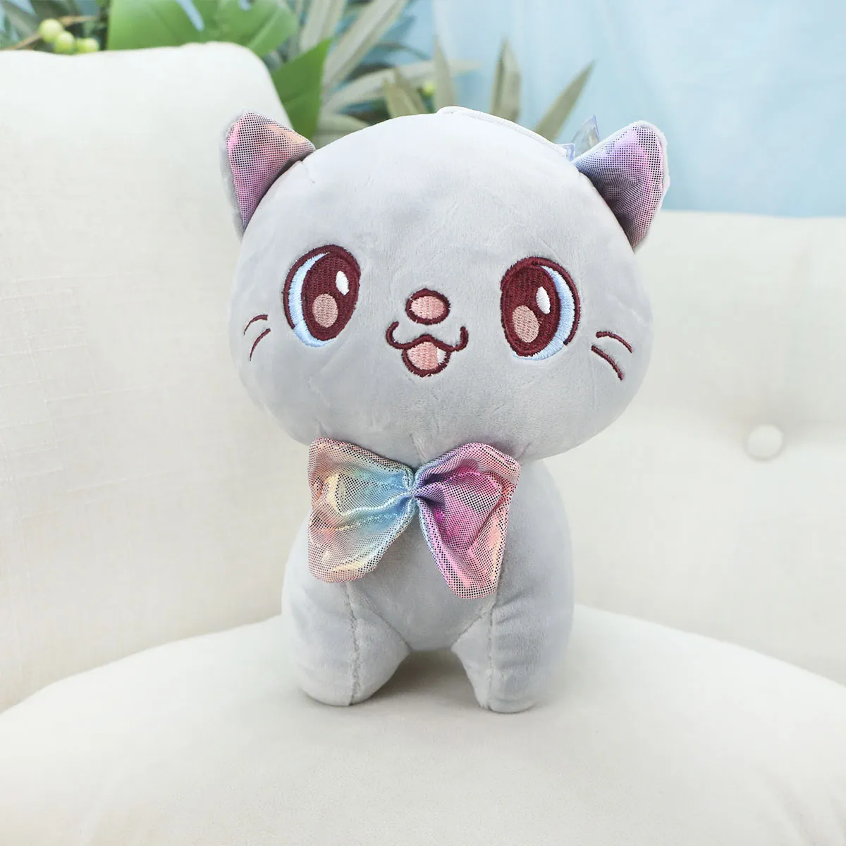 Котик с бантиком, 23 см от plush.team