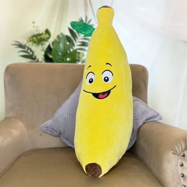 фото игрушки Банан с мимикой, 60 см
