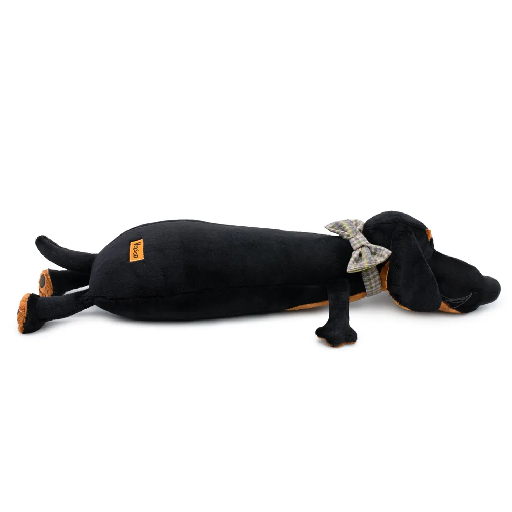Игрушка Собака Ваксон с бантом (лежачий) Vaks65-007 от plush.team