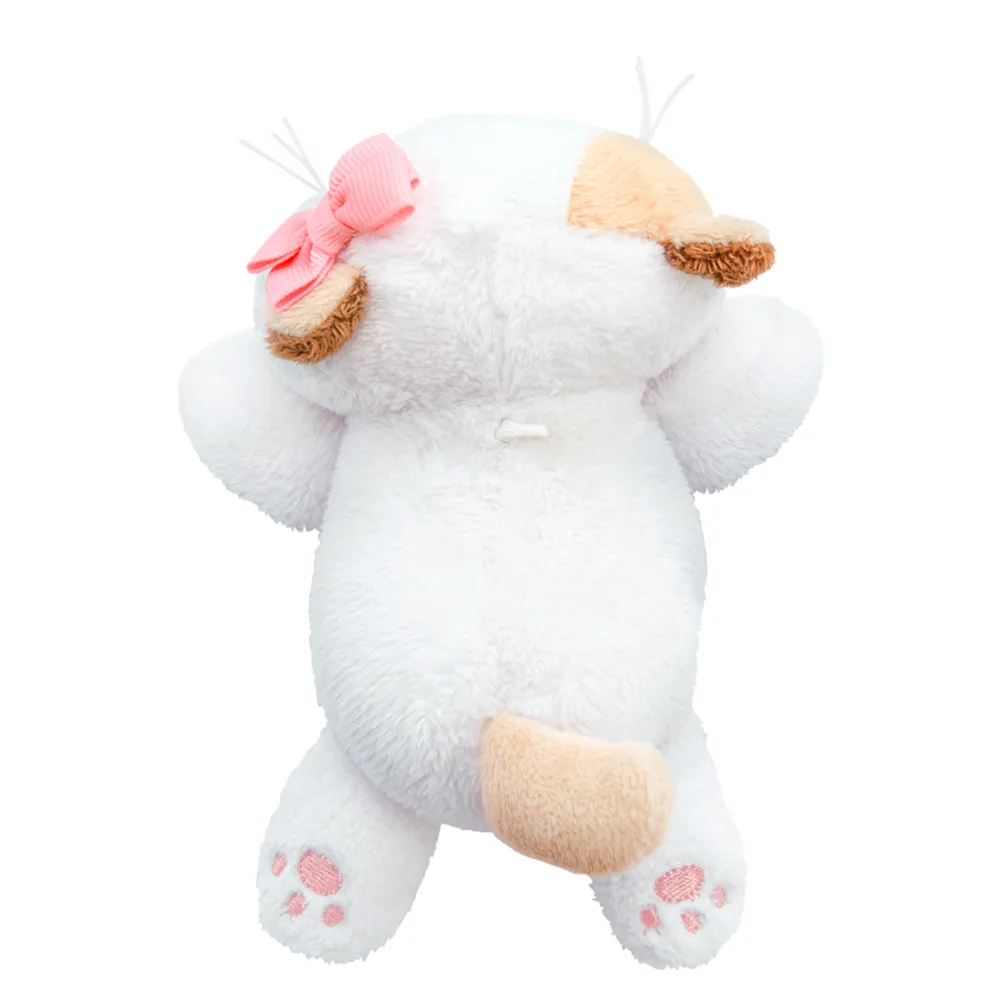 Кошечка Ли-Ли с бантиком лежачая, игрушка с кольцом, 11 см LKta-001 от plush.team