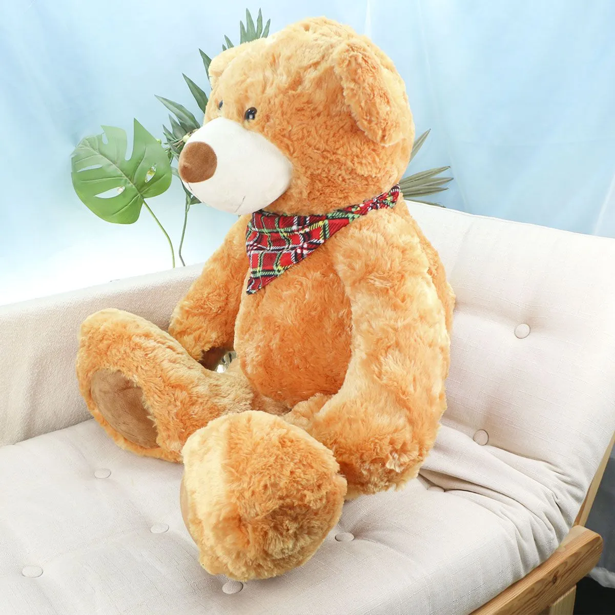 Медведь Борис плюшевый, 65(90) см (Коричневый) от plush.team