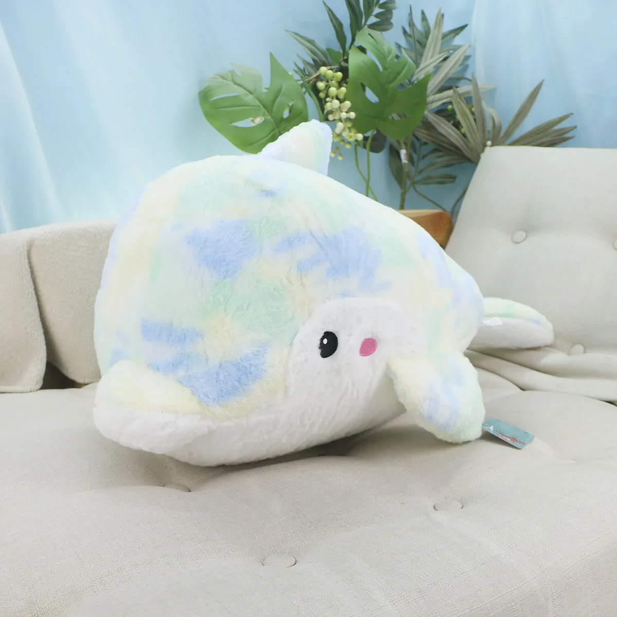 Дельфин акварель, 65 см от plush.team
