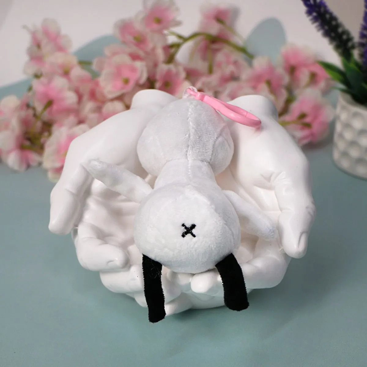 Утка с черными ногами брелок в ассортименте, 12 см от plush.team