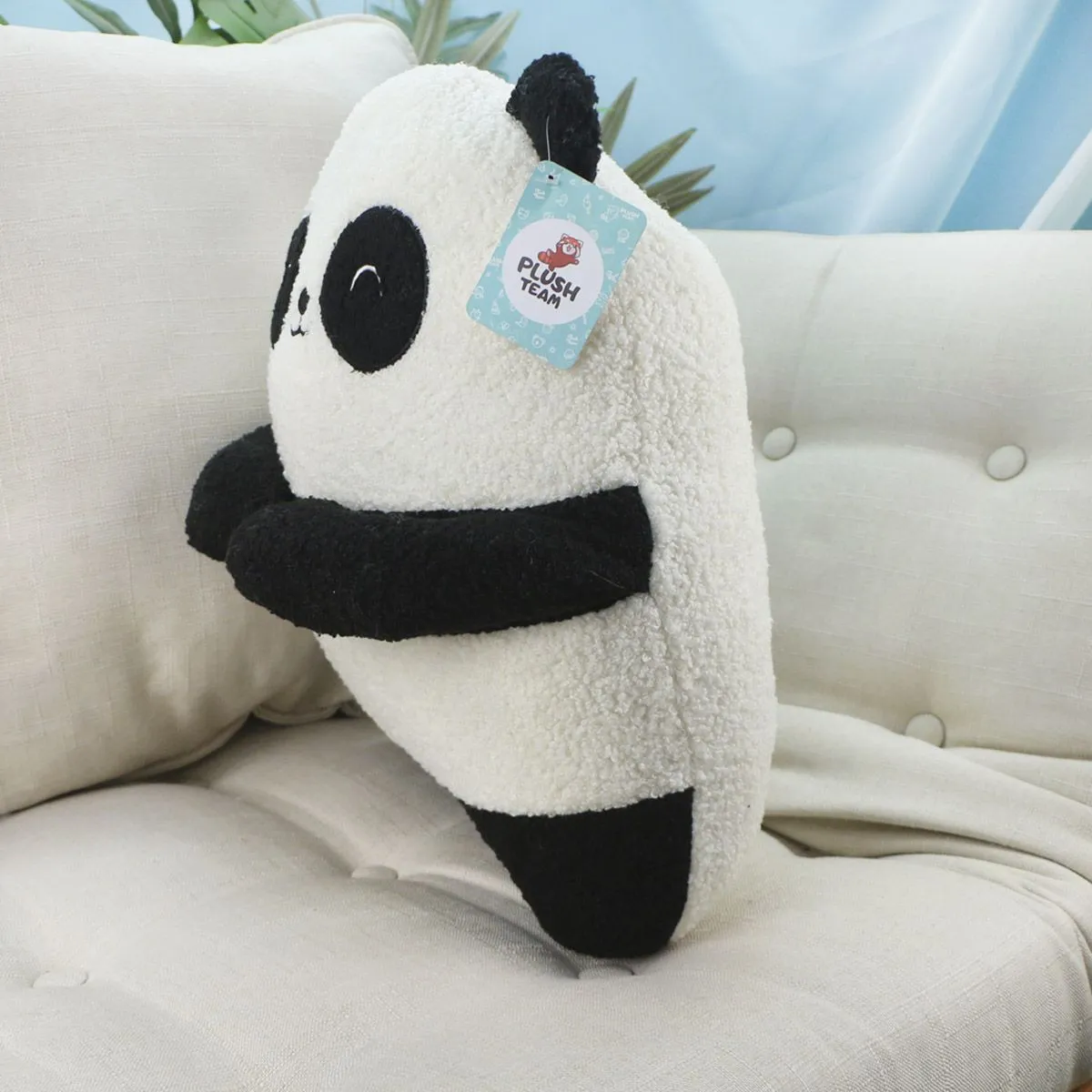 Подушка панда кудряшка, 40 см от plush.team