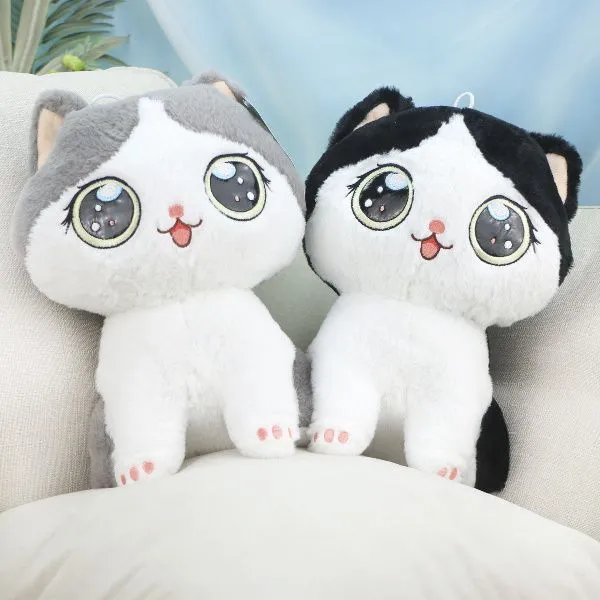 фото игрушки Кот с большими глазами, 27 см